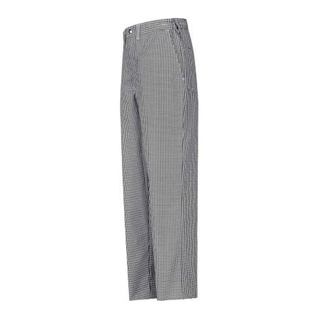 Vf Imagewear Chef Designs Cook Pants, Black & White Check, Polyester/Cotton Twill, 34" x 30" 2020BW3430